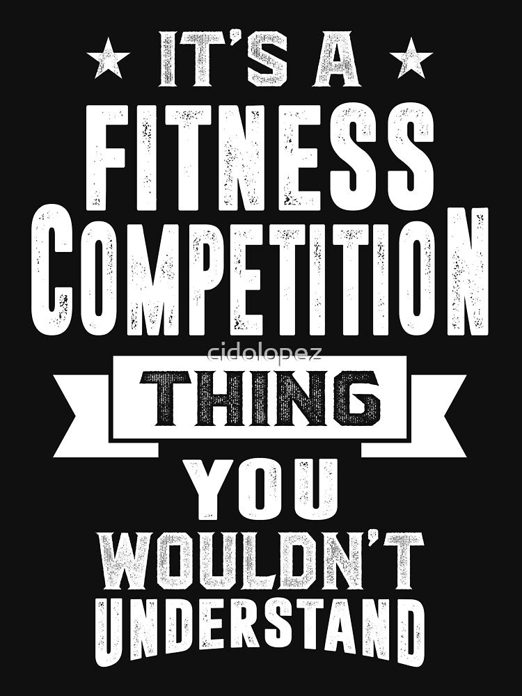 Fitness Competition by cidolopez Unisex , , , Long Sleeve Tee