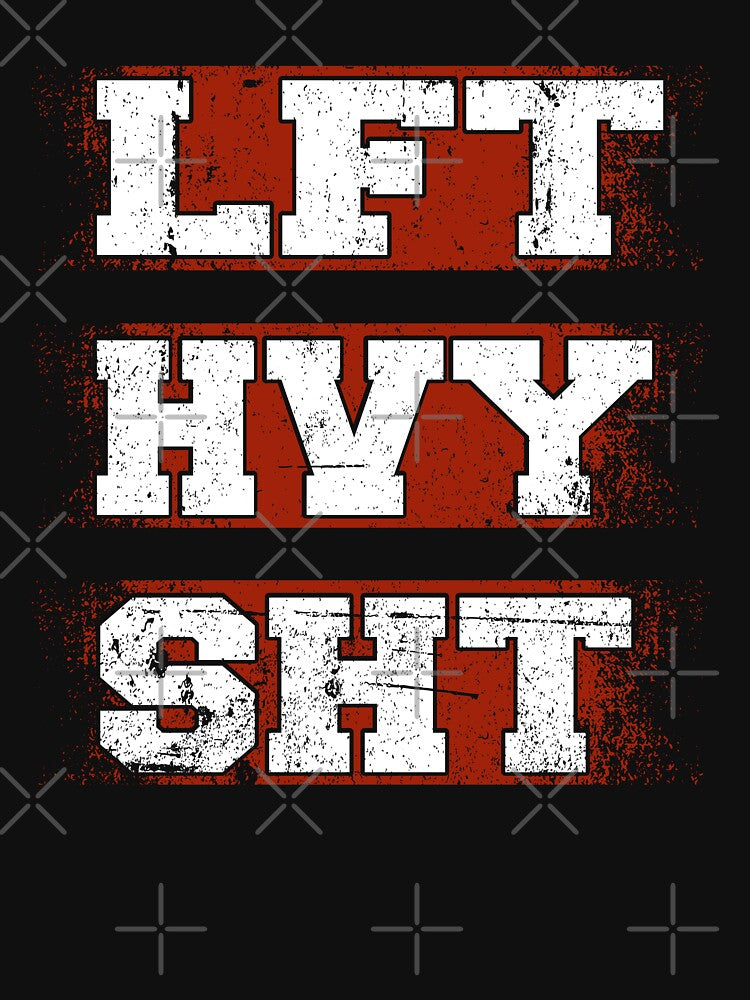 Lft Hvy Sht Fitness Gym Bodybuilding by Wildchagapicker Unisex , , , Long Sleeve Tee