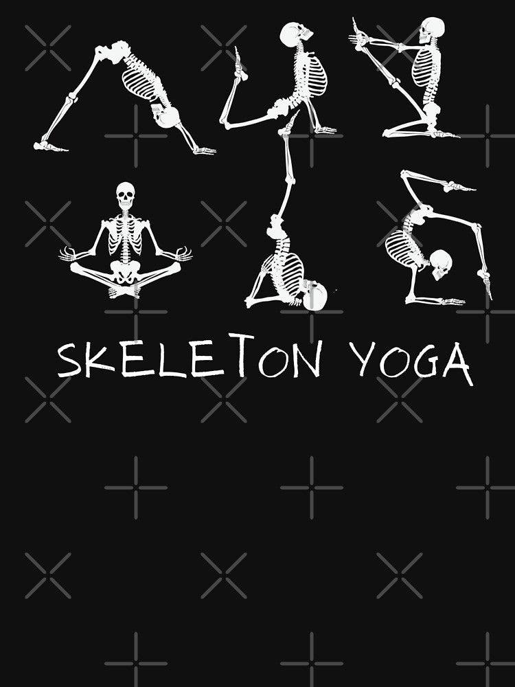Skeleton Yoga by clothingyouneed.com Unisex , , , Long Sleeve Tee
