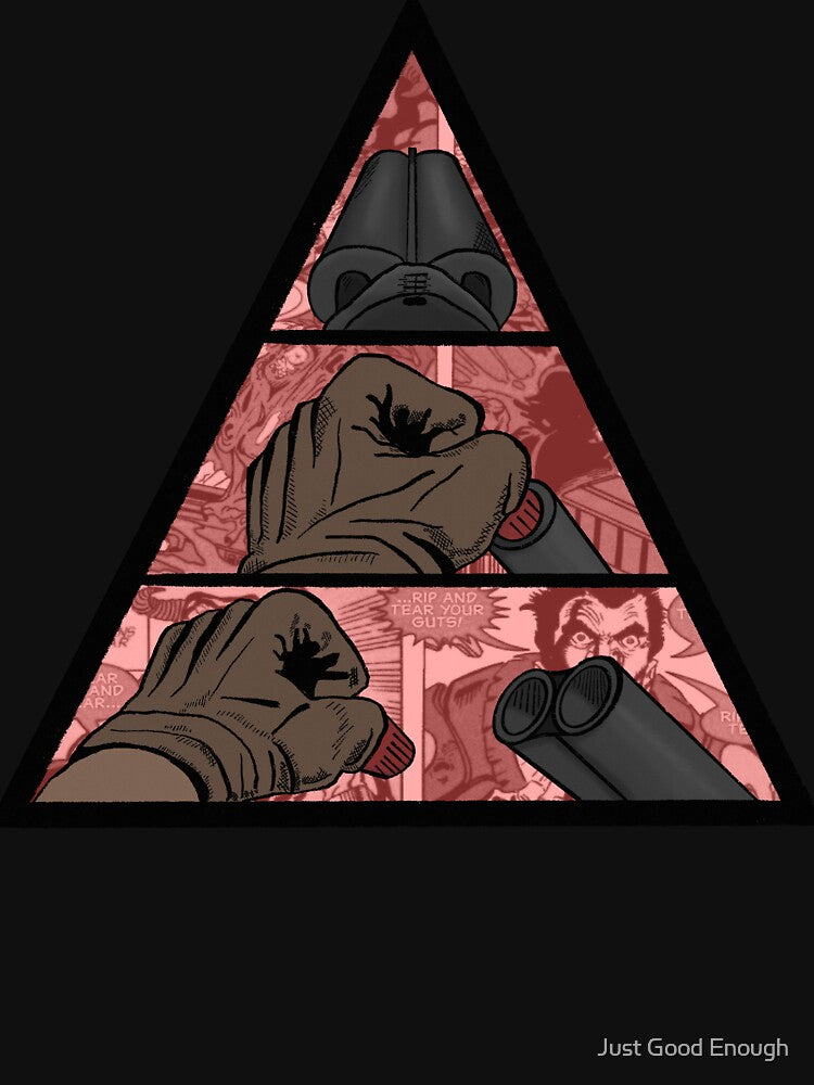 Super Shotgun Pyramid by Just Good Enough Unisex , , , Long Sleeve Tee