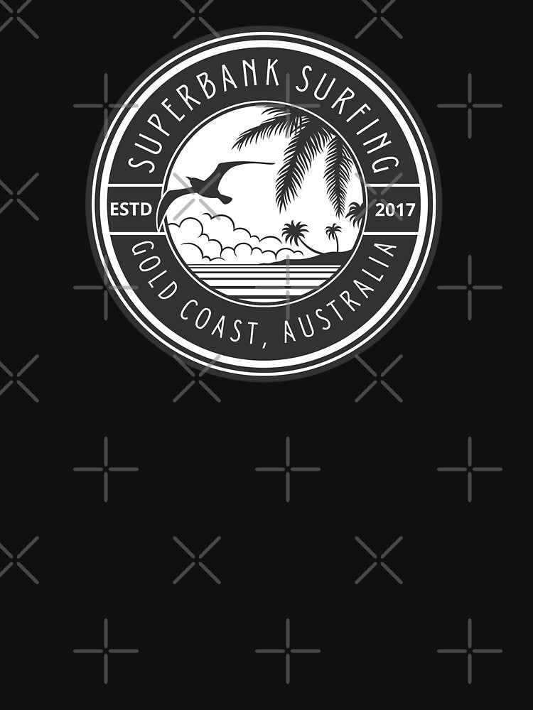 Superbank Surfing Goal Coast Australia by FrescoNat Unisex , , , Long Sleeve Tee