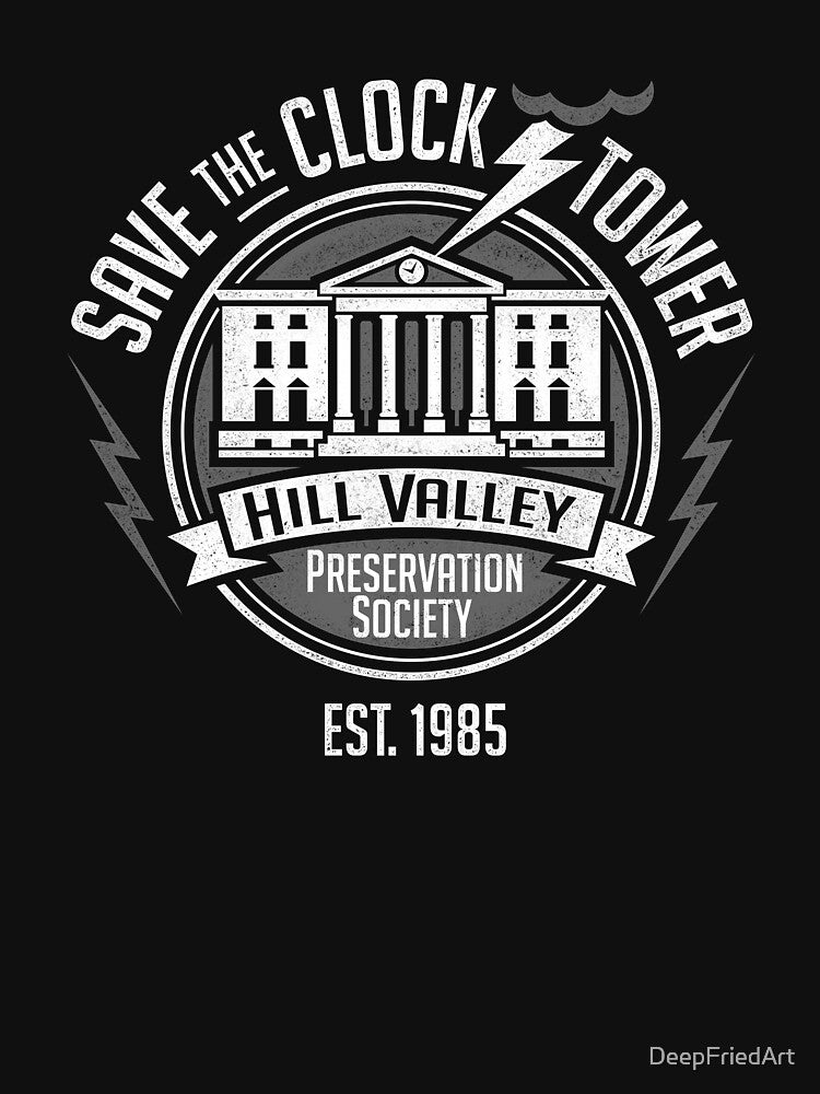 Save The Clock Tower by DeepFriedArt Unisex , , , Long Sleeve Tee