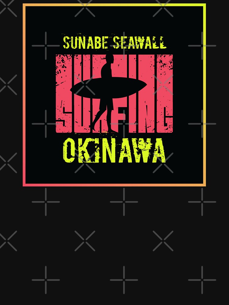 Sunabe Seawall Surfing by Okinawa by Design Unisex , , , Long Sleeve Tee