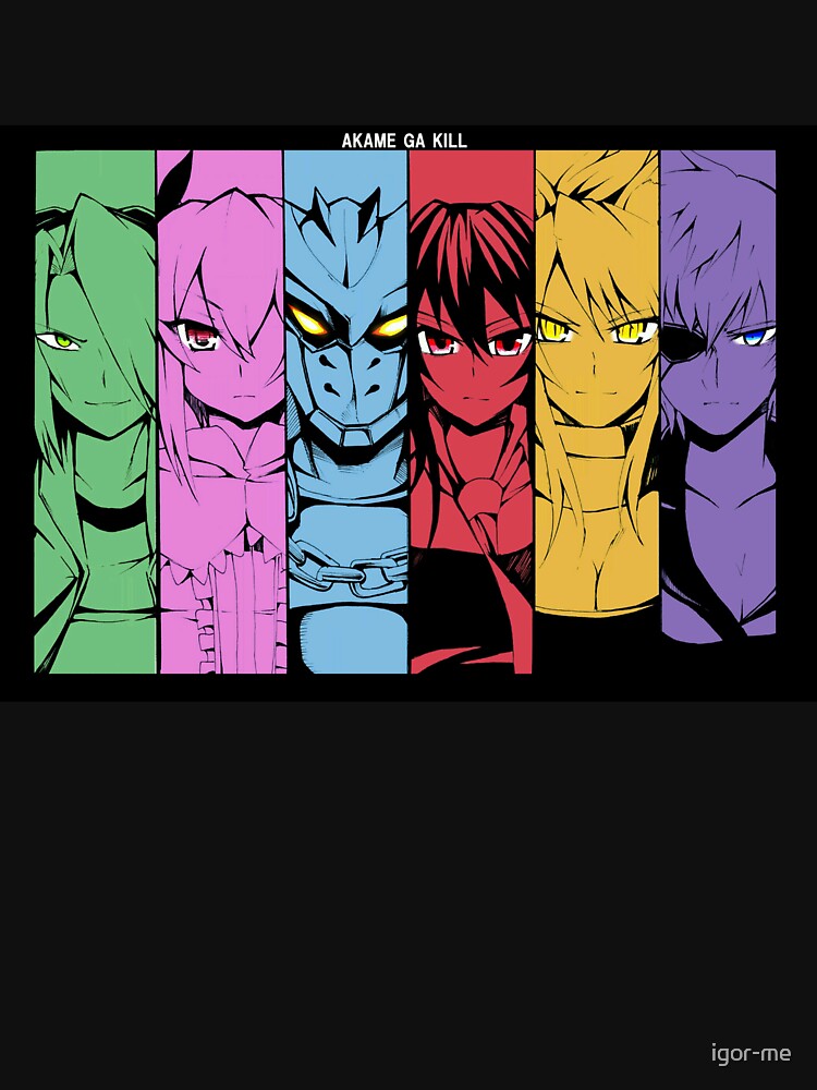 Anime Akame ga Kill! by igor-me Unisex , , , Long Sleeve Tee