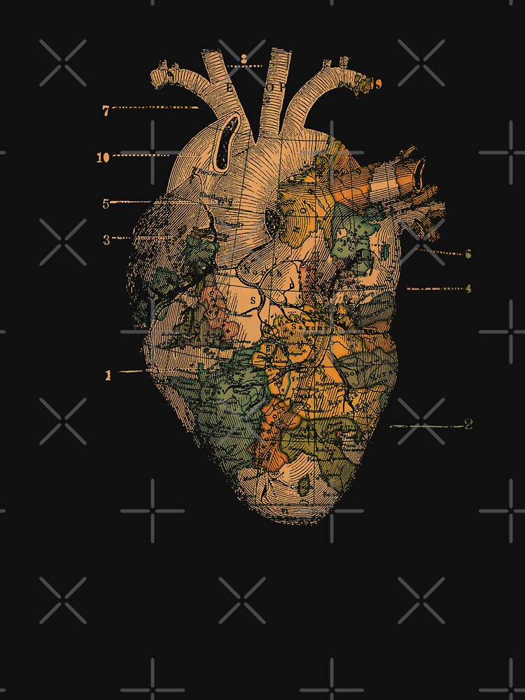 I`ll Find you - Love Travel Heart Wanderlust by Tobe Fonseca® Unisex , , , Long Sleeve Tee