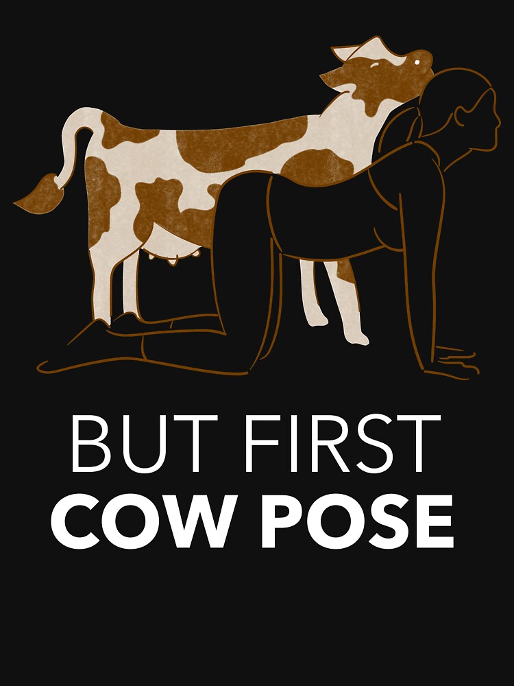 Yoga Cow Pose by TitanRN Unisex , , , Long Sleeve Tee