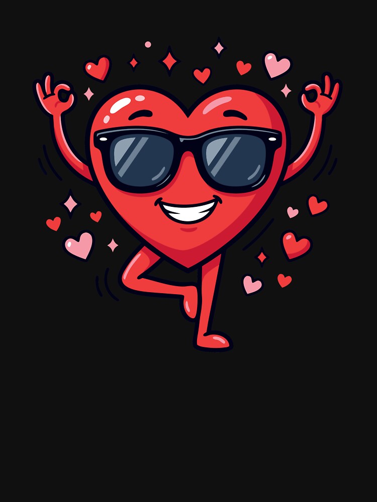 Valentine Yoga Funny Yoga Valentine Gear by DynamicDesign Unisex , , , Long Sleeve Tee