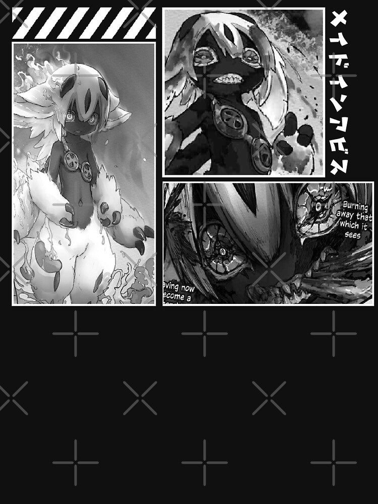 Made in abyss Faputa Unisex anime manga Tshirt by [-A-] Industrie s Unisex , , , Long Sleeve Tee