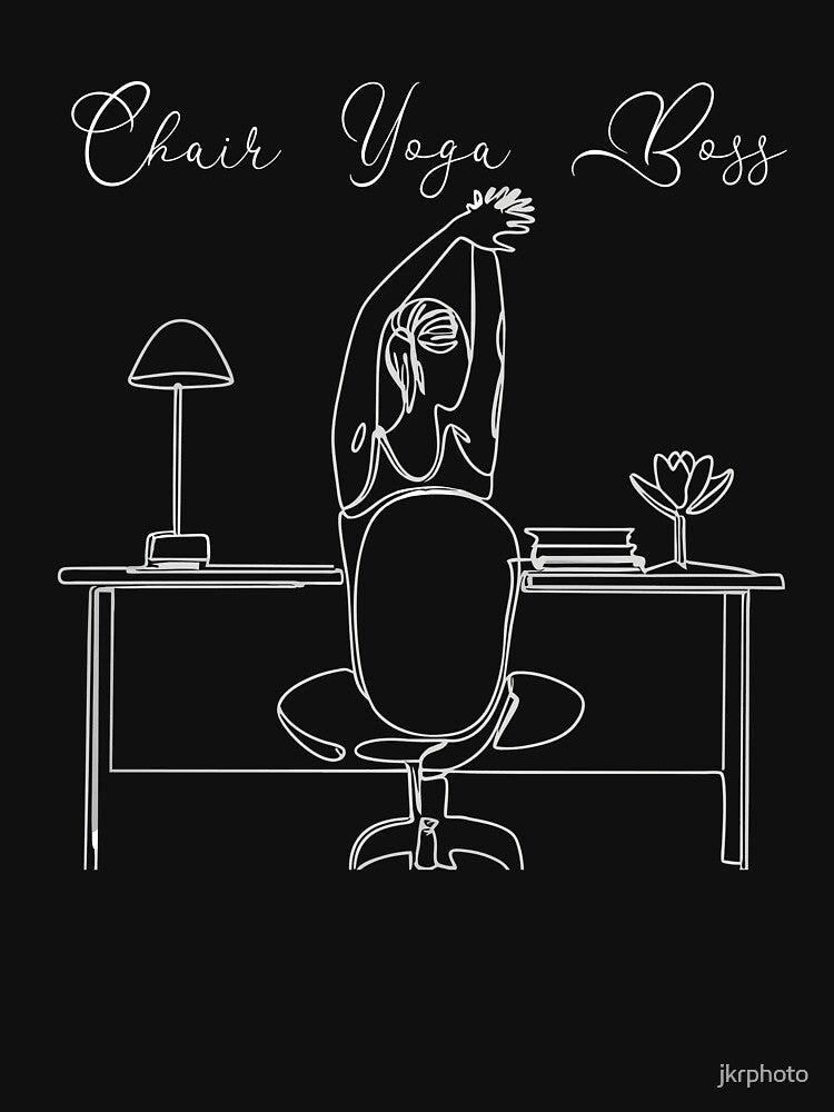 Chair Yoga Boss by jkrphoto Unisex , , , Long Sleeve Tee