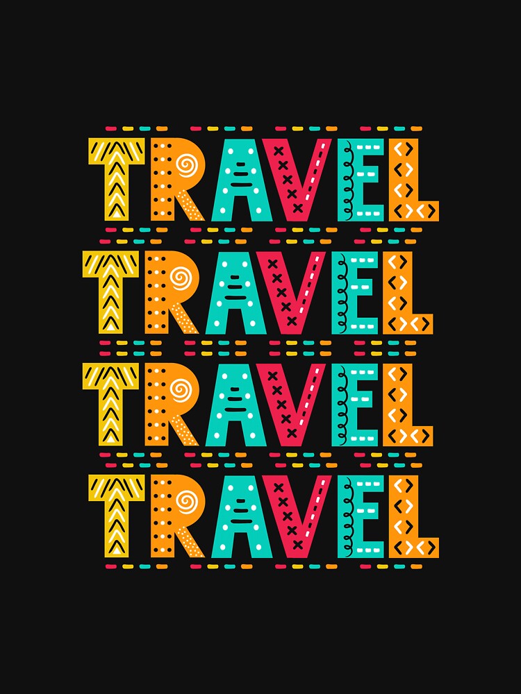 Travel by ‪Anas Talbi‬‏ Unisex , , , Long Sleeve Tee