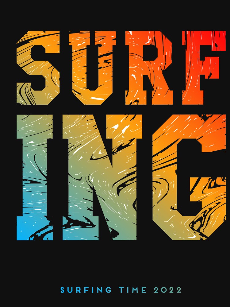 Surfing time by Darklegend2 Unisex , , , Long Sleeve Tee