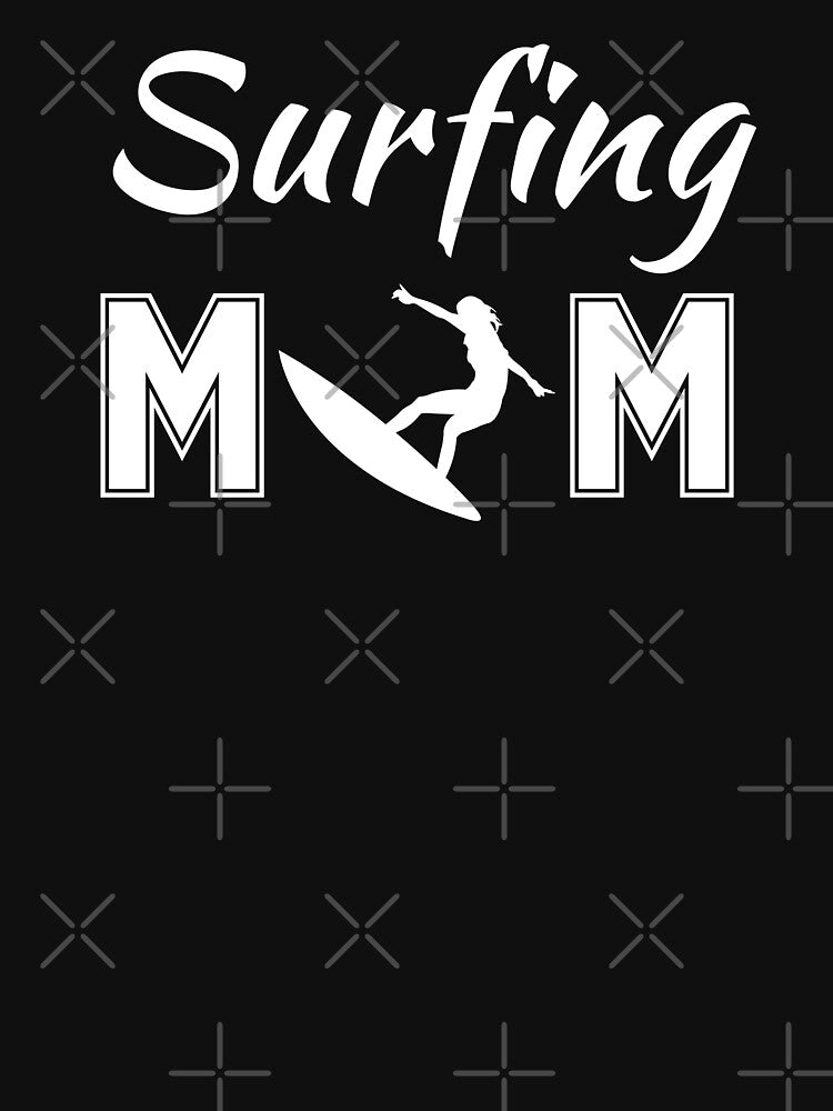 Surfing mom by NBSStore Unisex , , , Long Sleeve Tee