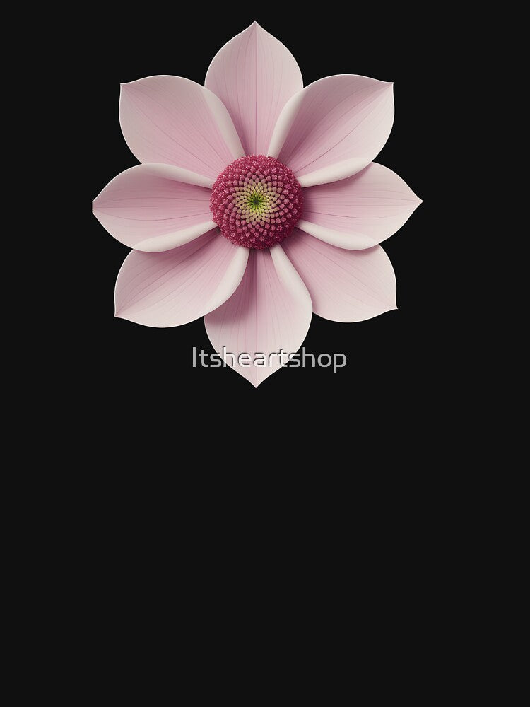 Minimalistic Flower by Itsheartshop Unisex , , , Long Sleeve Tee