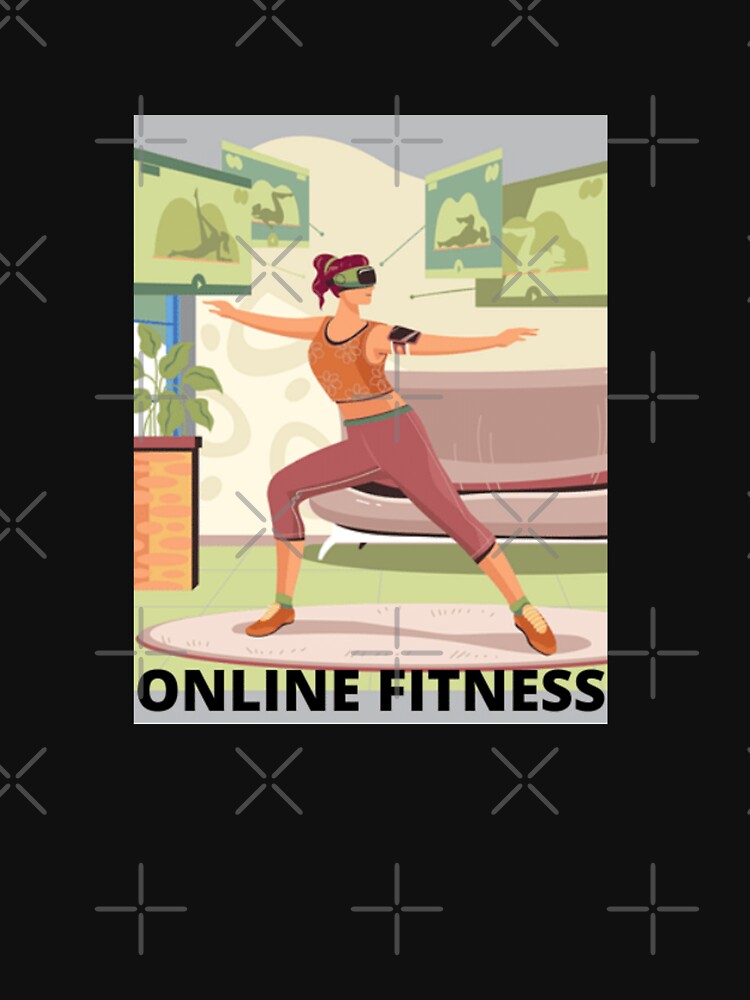 ONLINE FITNESS - INTERNET TRAINING WORK OUT by MrCreativeArts Unisex , , , Long Sleeve Tee