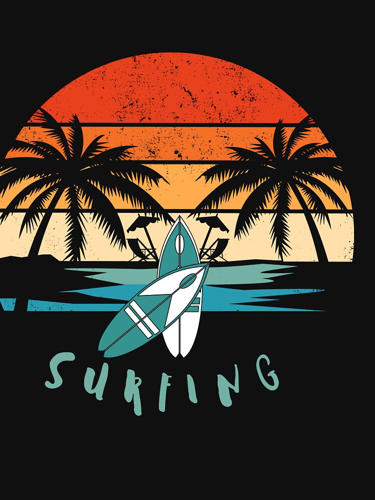 surfing by RESISTORART Unisex , , , Long Sleeve Tee
