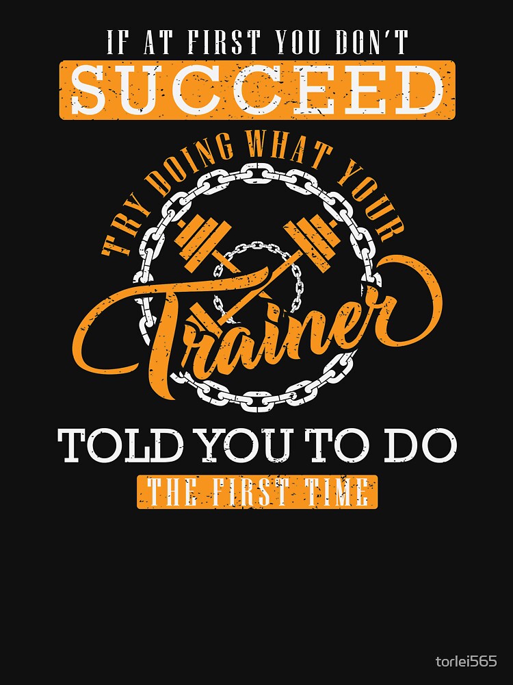 Fitness trainer / trainer / gym gift by torlei565 Unisex , , , Long Sleeve Tee