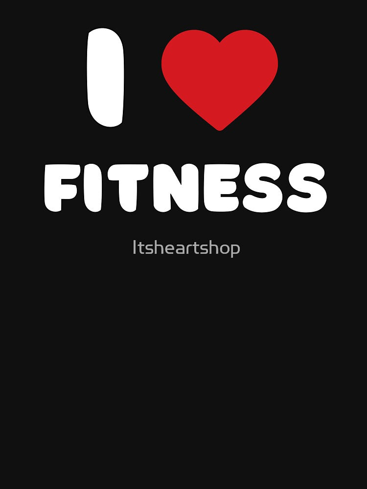 I Love Fitness by Itsheartshop Unisex , , , Long Sleeve Tee