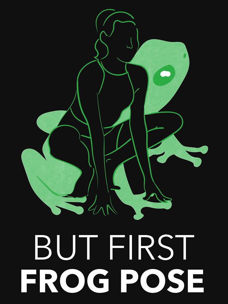 Yoga Frog Pose by TitanRN Unisex , , , Long Sleeve Tee