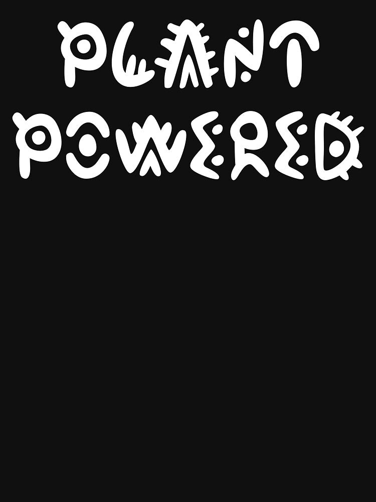 Tribal text plant powered by ReignGFX Unisex , , , Long Sleeve Tee