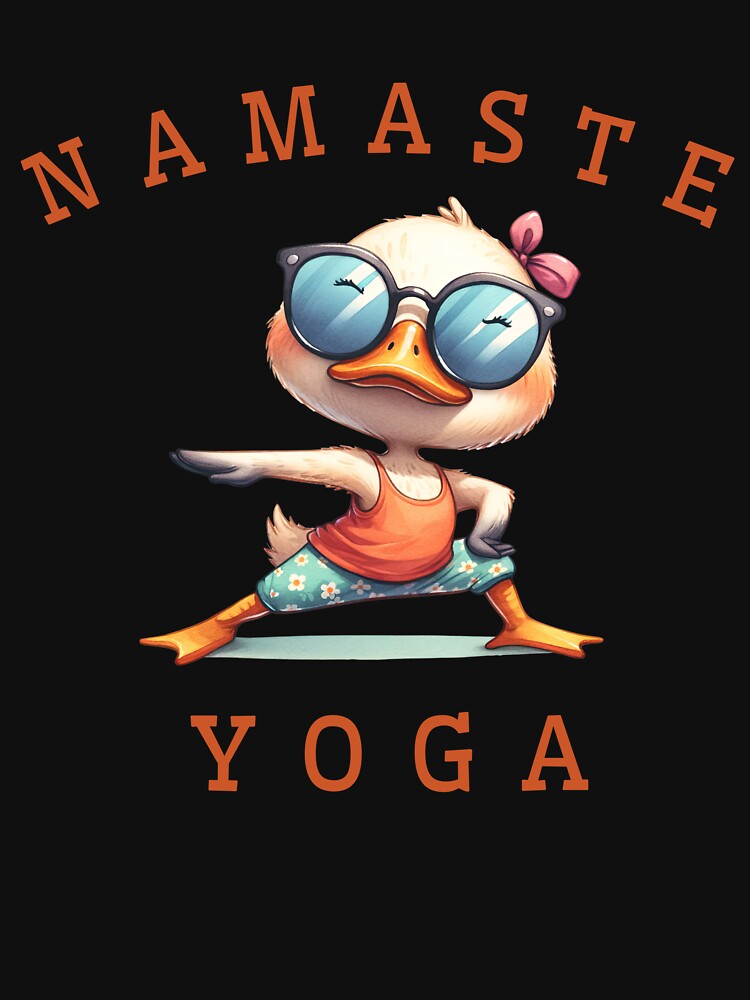 Yoga duck by ARTProject79 Unisex , , , Long Sleeve Tee