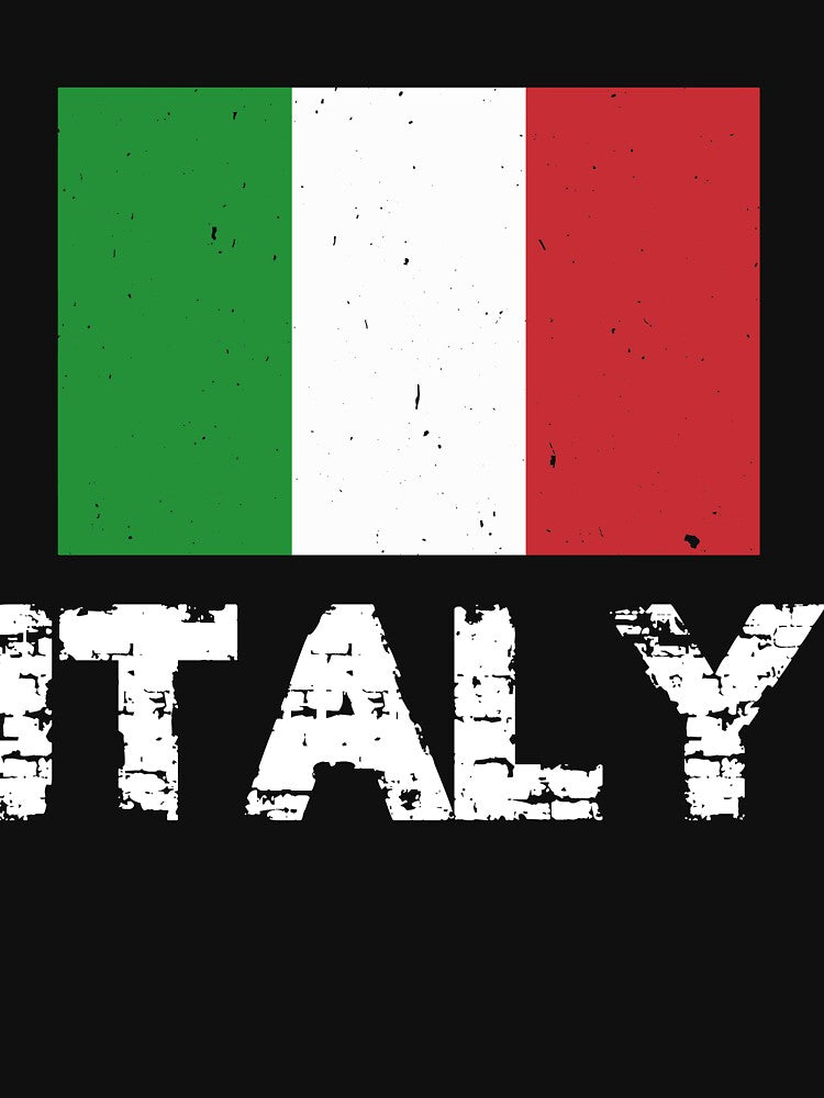 Italy National Pride Italian Flag Design by AllStarMerch