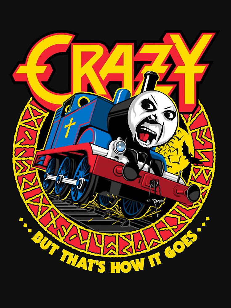 CRAZY TRAIN by Purpleoly Unisex , , , Long Sleeve Tee