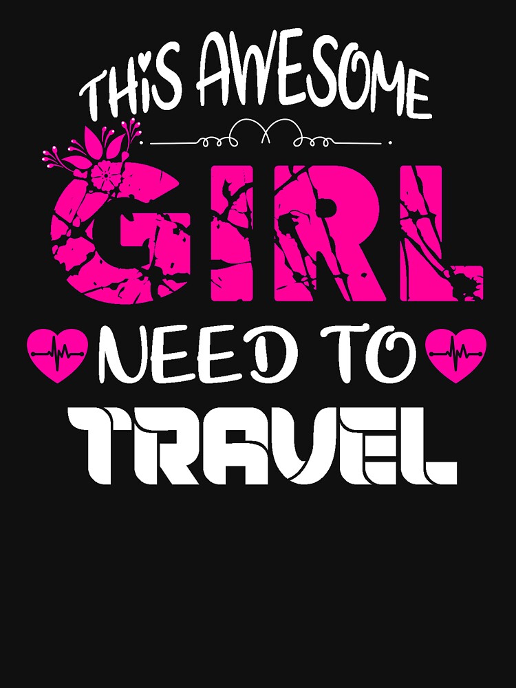 Girls Travel Gift by BestOfTravel Unisex , , , Long Sleeve Tee