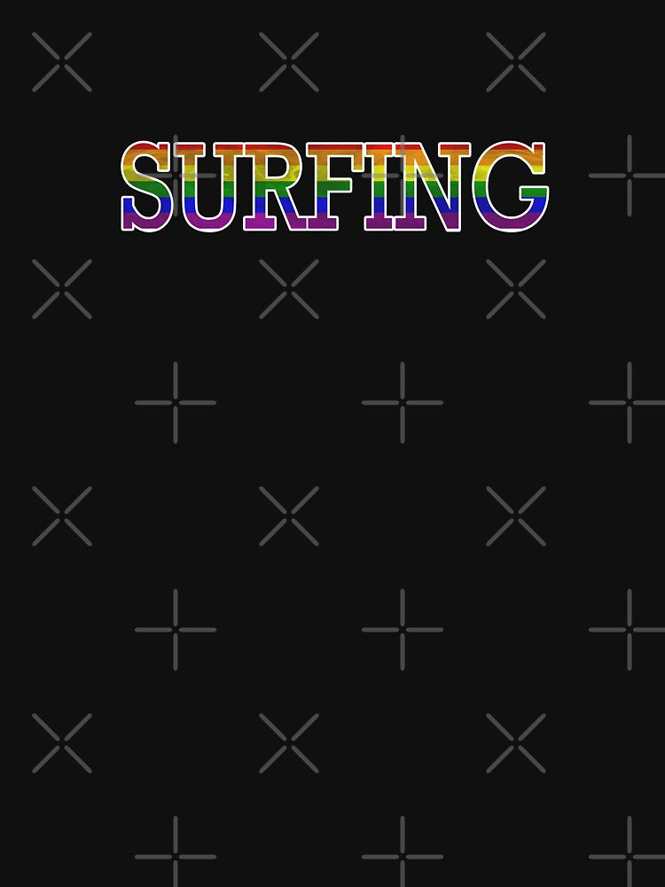 Surfing - Pride by PrideFeliz Unisex , , , Long Sleeve Tee