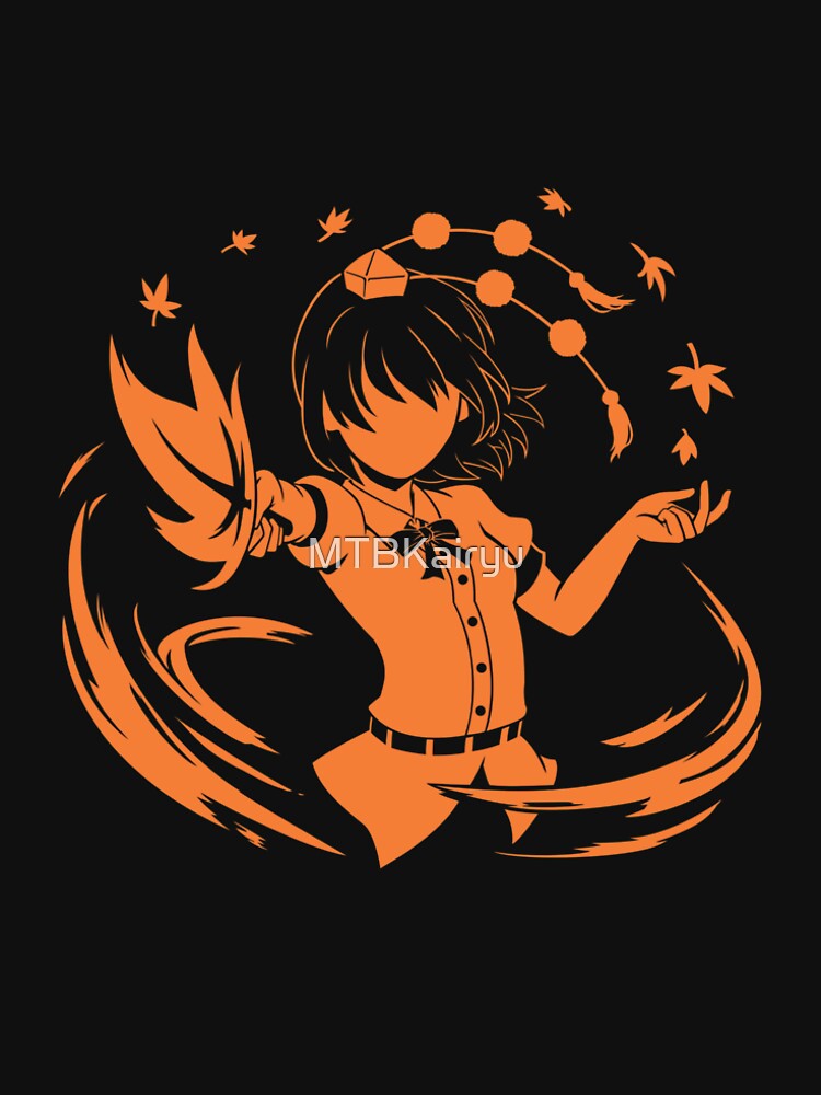 Touhou Character Silhouette - Aya Shameimaru by MTBKairyu Unisex , , , Long Sleeve Tee