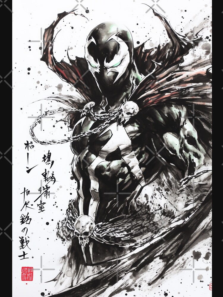 Spawn Sumi-e by AnimeArsenalPrints Unisex , , , Long Sleeve Tee