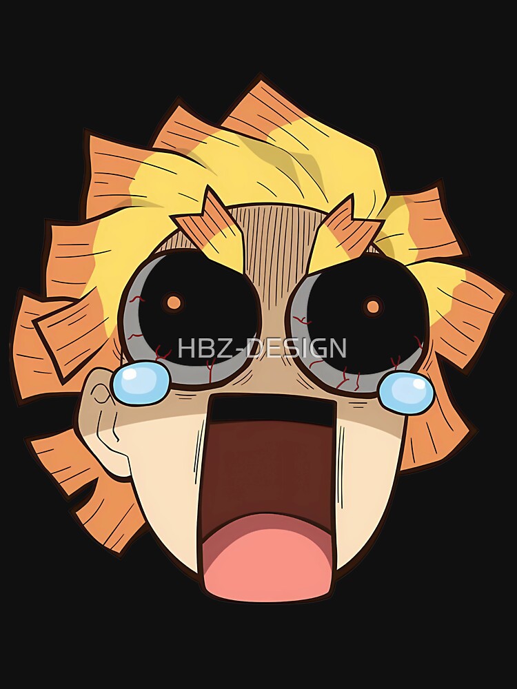 Zenitsu Agatsuma Screaming by HBZ-DESIGN Unisex , , , Long Sleeve Tee