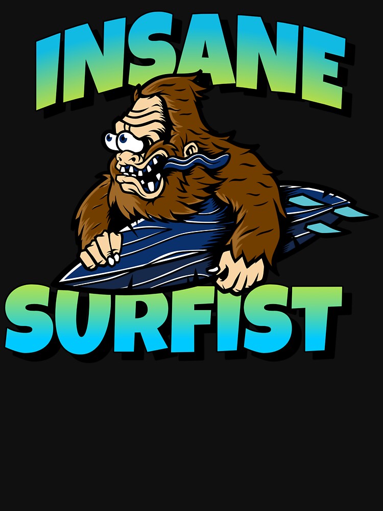 THE INSANE SURFIST by MJ96-PRO Unisex , , , Long Sleeve Tee