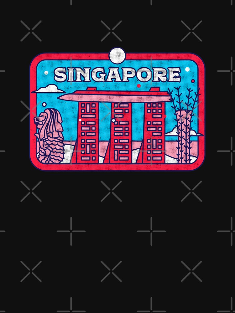 Singapore Highlight - Pretty Singapore Culture by 4orTees Unisex , , , Long Sleeve Tee