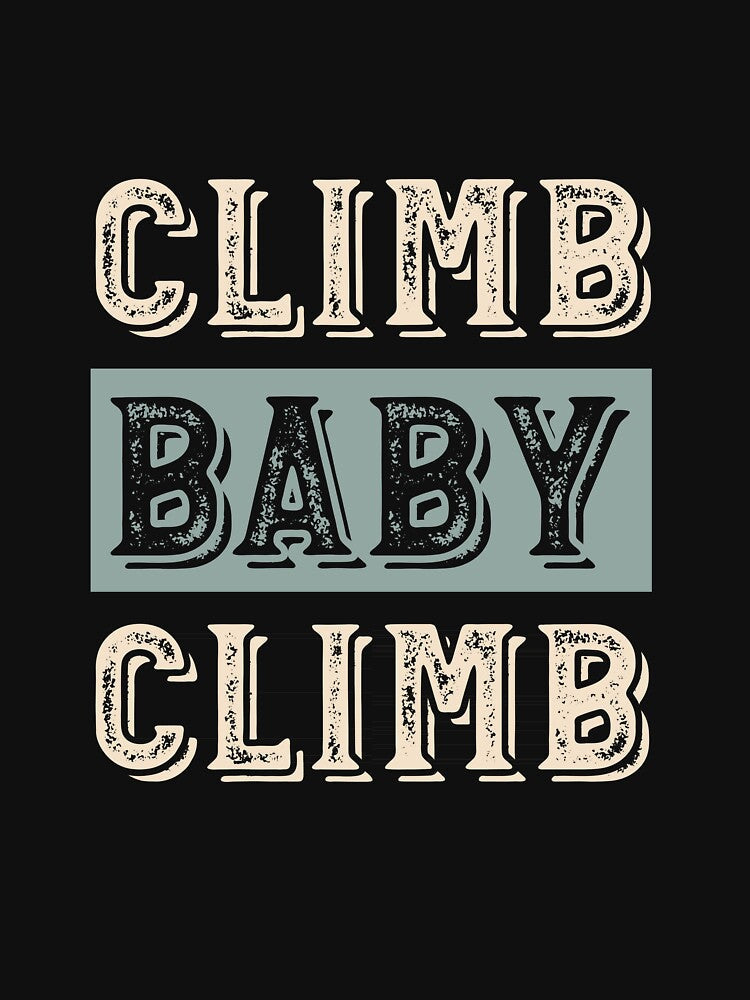 Fitness Cycling Class climb Baby Climb by whyitsme Unisex , , , Long Sleeve Tee