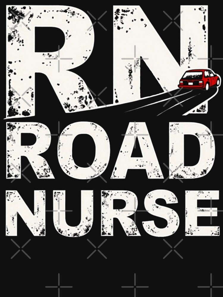 RN = Road Nurse by PerkzPrints Unisex , , , Long Sleeve Tee