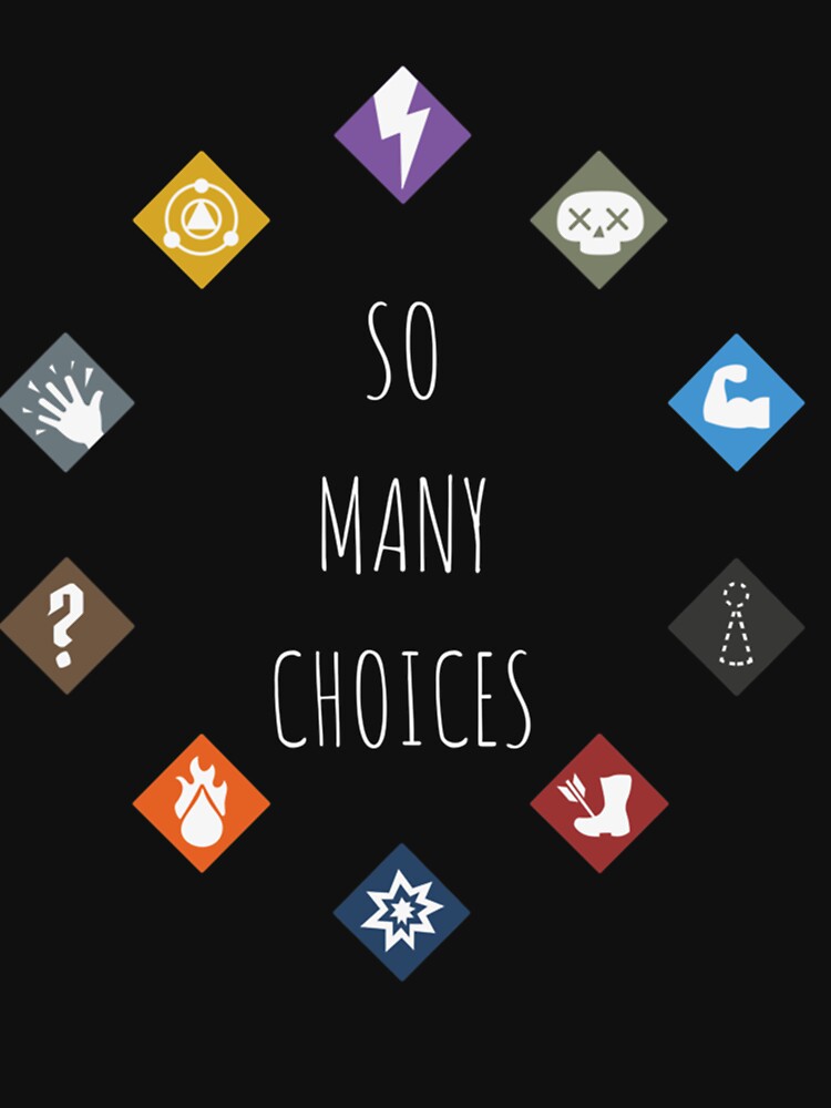 Gloomhaven So Many Choices - Board Game Inspired Graphic - Tabletop Gaming by DerekMcCronex