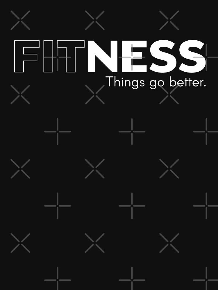 Fitness Things go better - Fitness quotes motivational by cruzzcreation Unisex , , , Long Sleeve Tee