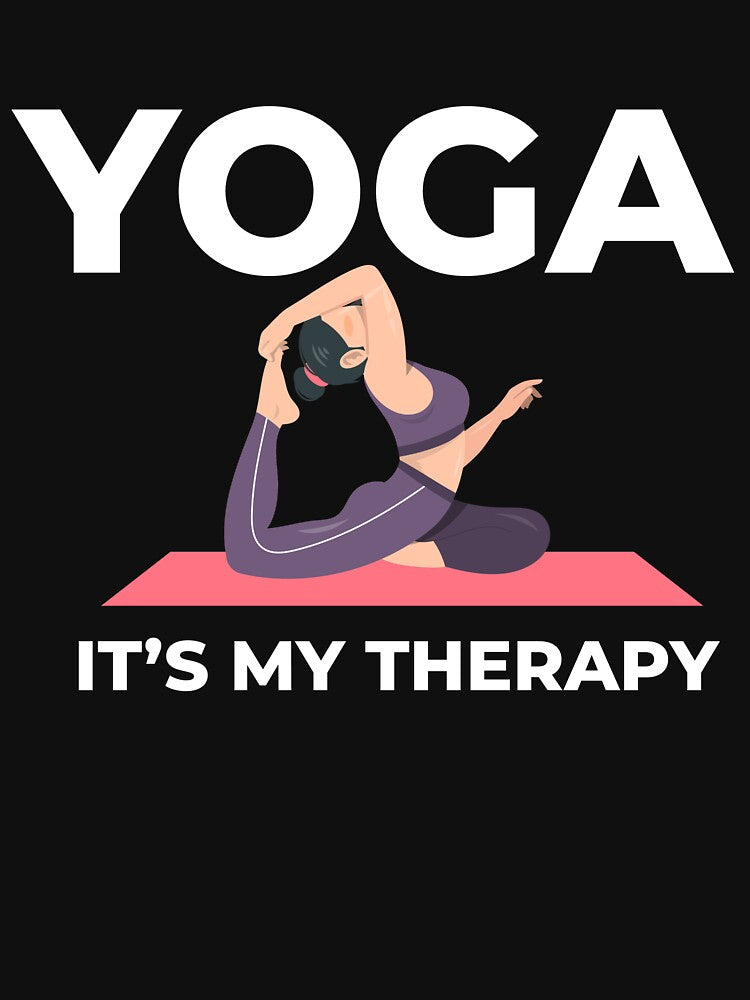 Yoga it's my therapy nidra postures with adriene for women's by ROOFY-HK Unisex , , , Long Sleeve Tee