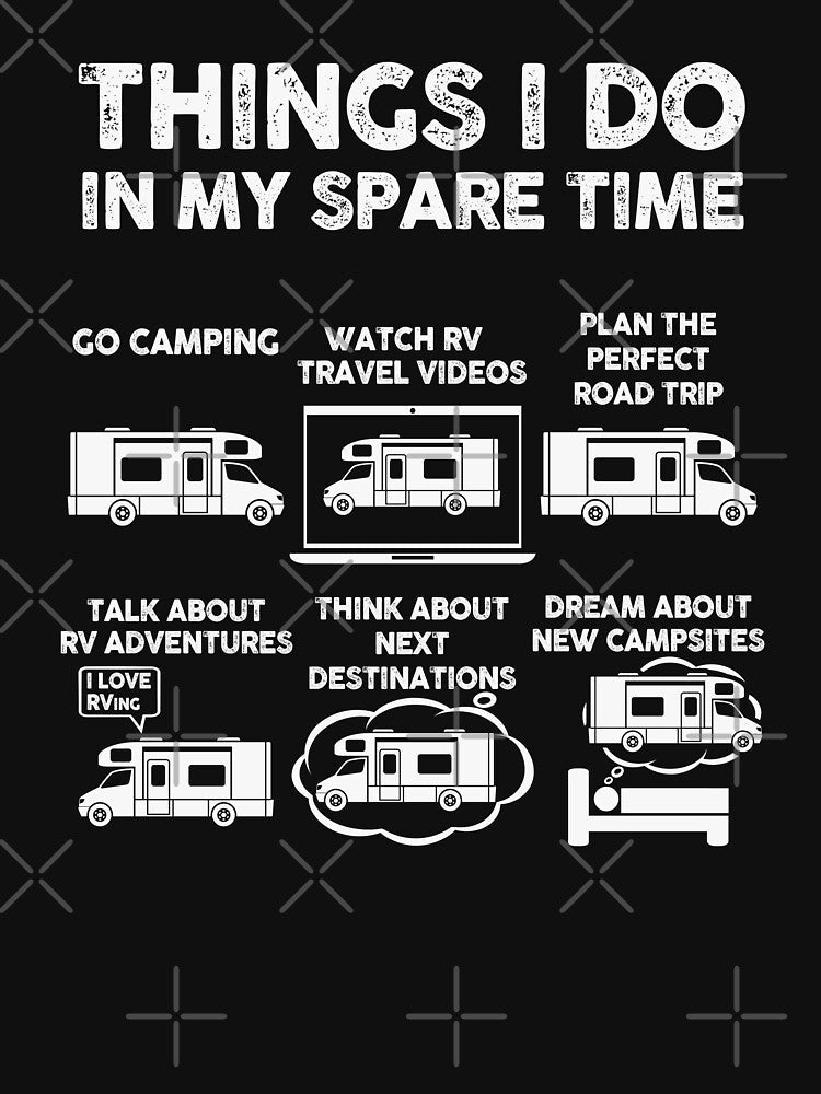 Things I Do In My Spare Time RV Life by 365CarMods Official Unisex , , , Long Sleeve Tee