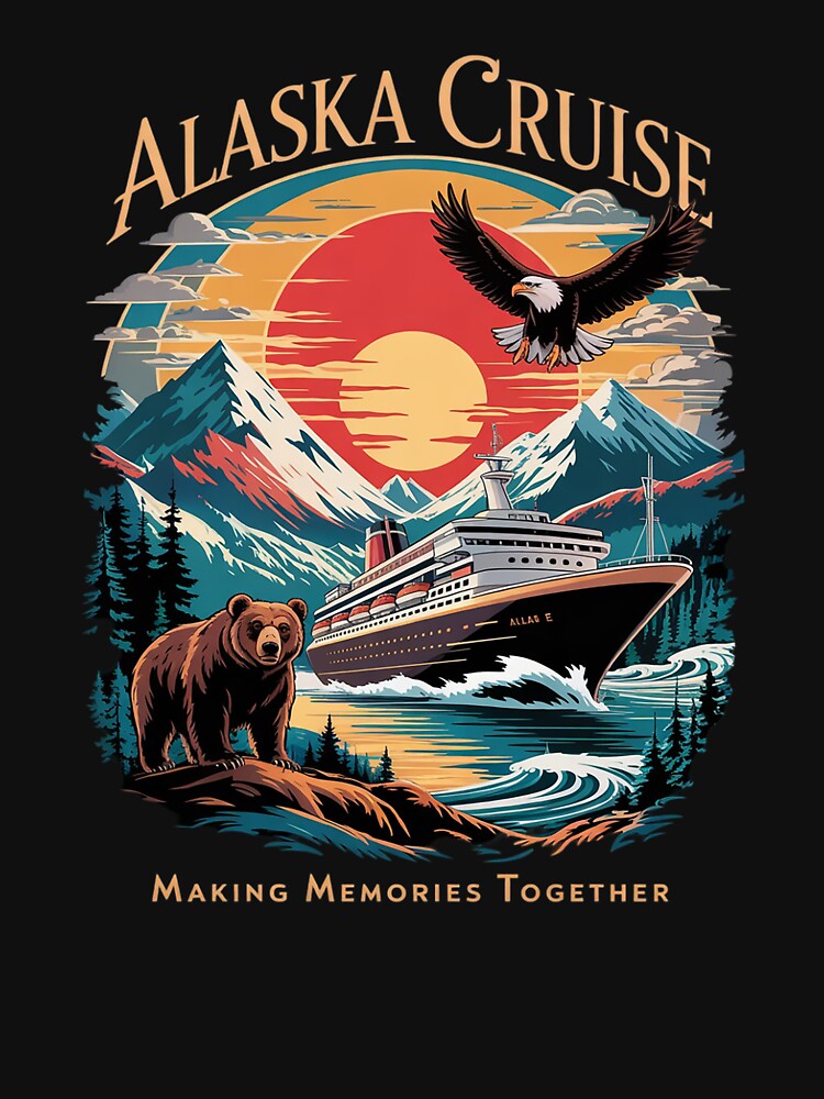 Matching Family Friends and Group Alaska Cruise 2025 8 by joyouartArt