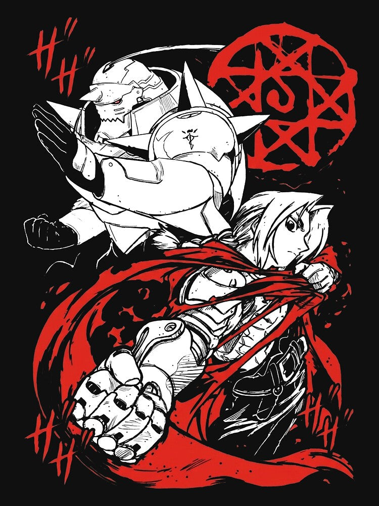 fullmetal alchemist fusion by Bryaninton Unisex , , , Long Sleeve Tee