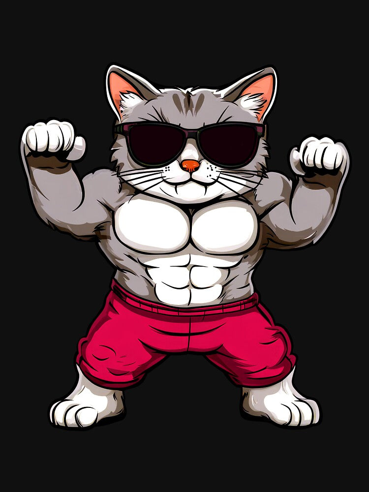Fitness Cats by Soulskier Unisex , , , Long Sleeve Tee