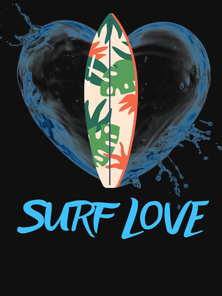 SURF LOVE by MJ96-PRO Unisex , , , Long Sleeve Tee