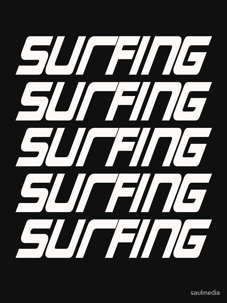 Surfing by saulmedia Unisex , , , Long Sleeve Tee