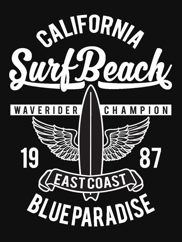 California surf beach - Awesome surfer Gift by Teenation9 Unisex , , , Long Sleeve Tee