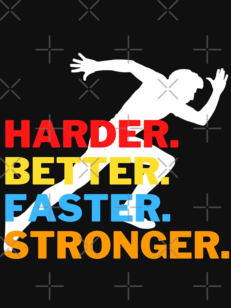 Workout- Harder. Better. Faster. Stronger. by PurpleWay Unisex , , , Long Sleeve Tee