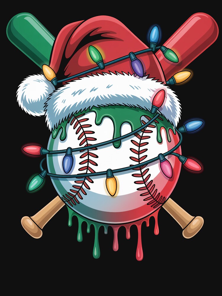 Baseball Christmas Tree Light Xmas by TorjeARTStore