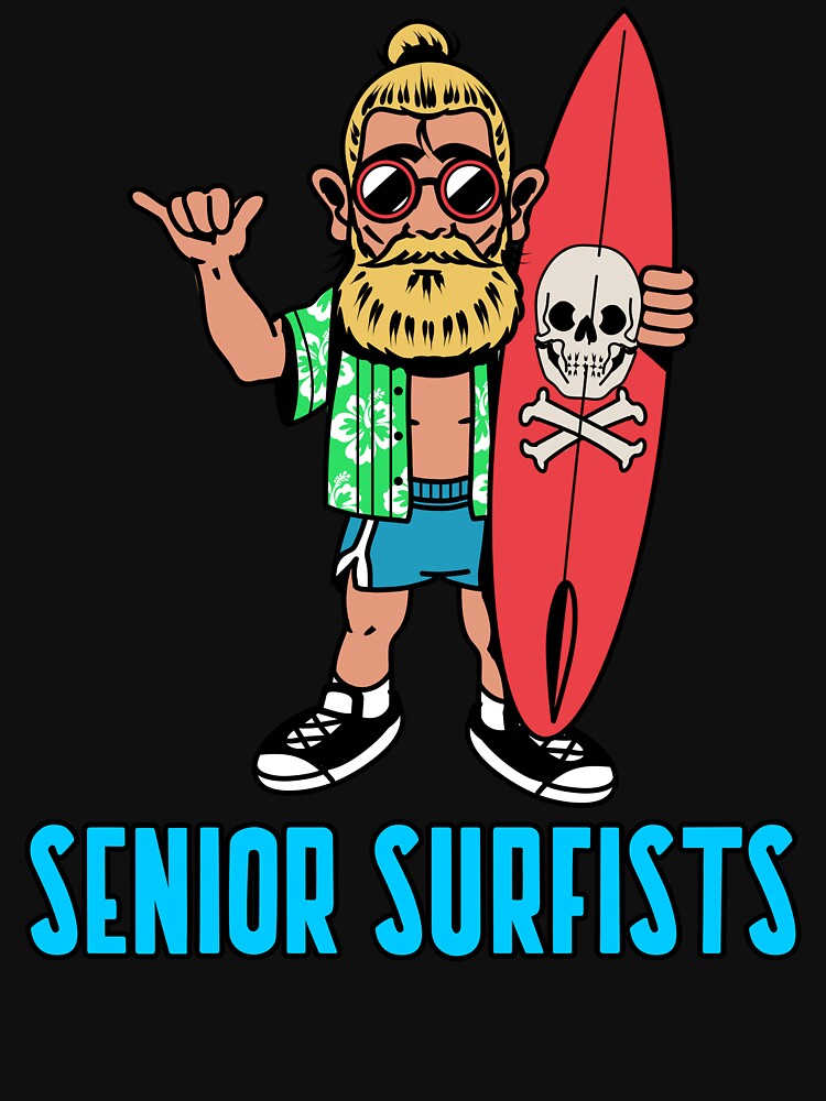 SENIOR SURFISTS by MJ96-PRO Unisex , , , Long Sleeve Tee