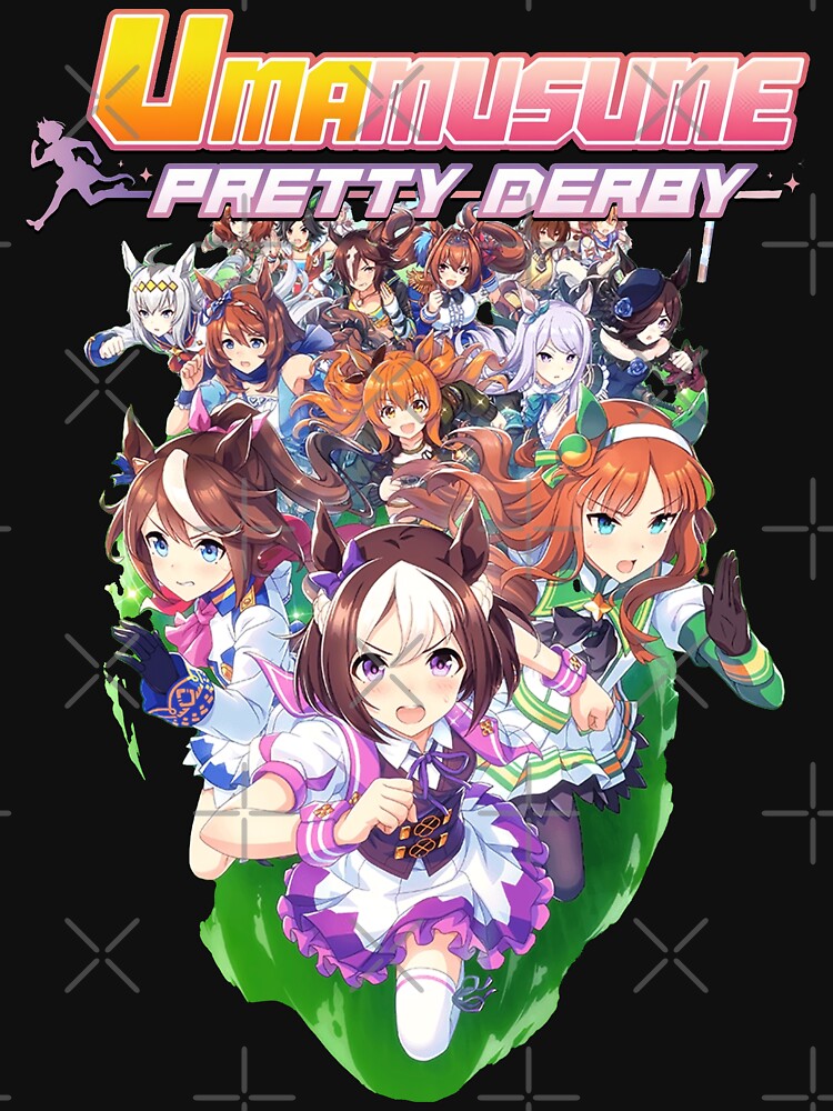 UmaMusume Pretty Derby Anime Art Horsegirl Design by Senpaiwaves Unisex , , , Long Sleeve Tee