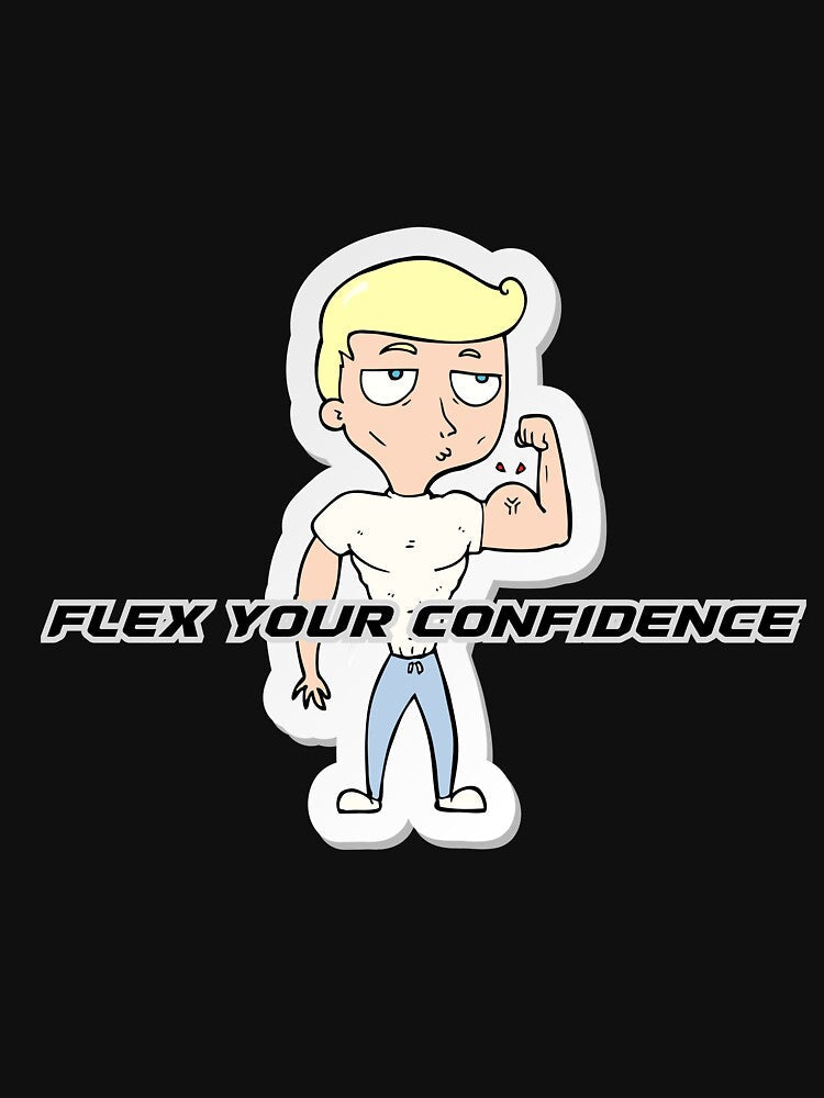 Flex your confidence. by MuscleMind Unisex , , , Long Sleeve Tee
